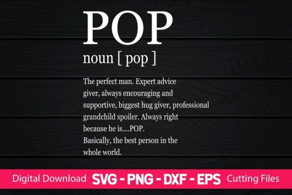 Funny Pop Definition: A Graphic Design Asset for Crafts and Branding