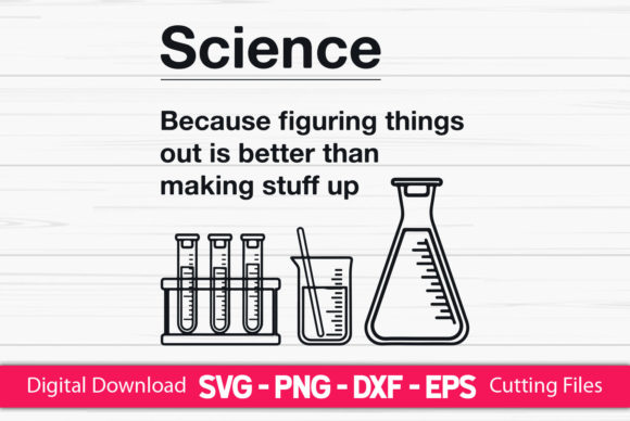 Funny Science Definitions: Graphics for Crafts and Branding