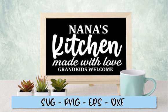 Nanas Kitchen Made with Love Grandkids W: Graphics & Crafts Review