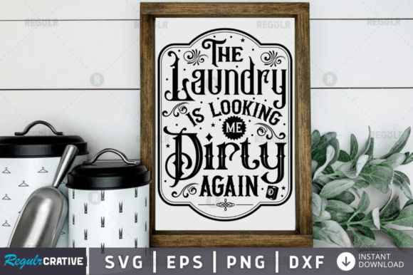 The Laundry Svg Design for Graphics and Crafts