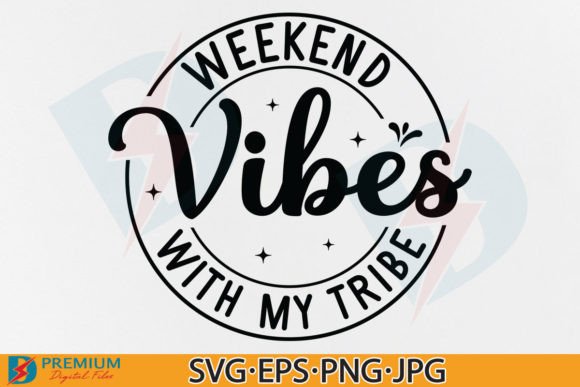 Weekend Vibes SVG Girls Funny Camping